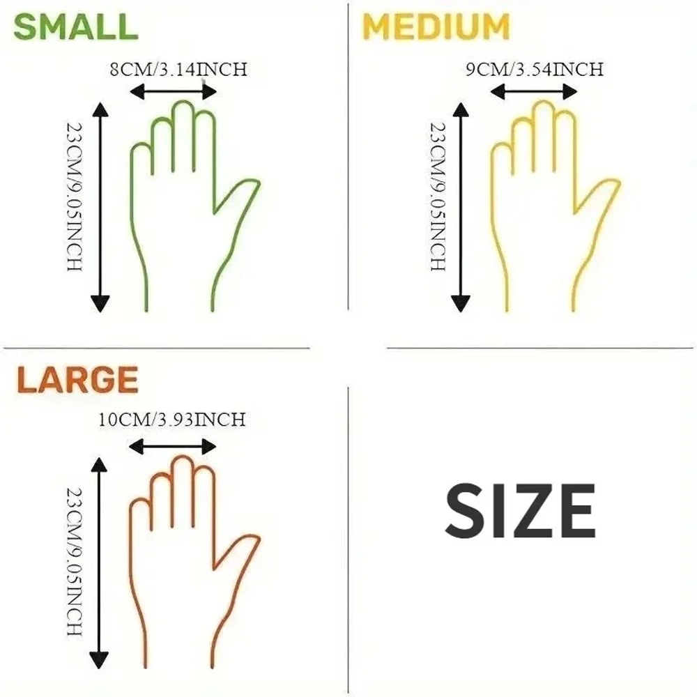 Heavy Duty Disposable Gloves For Kitchen Bathroom Cleaning 2