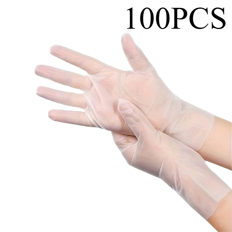 Disposable TPE Gloves Waterproof Protective Gloves for Kitchen, Cleaning & Food Prep