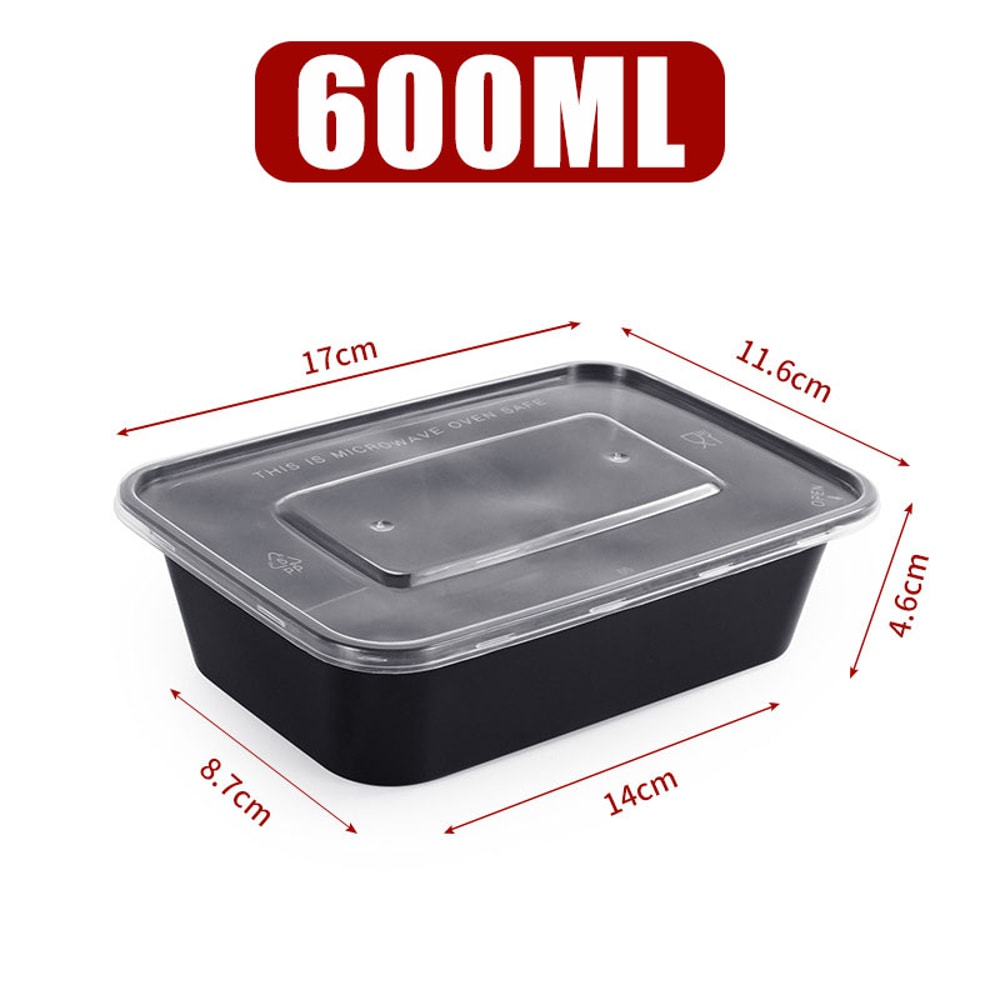 Leakproof Disposable Food Containers With Lids For Meal Prep And Bento Lunches 7