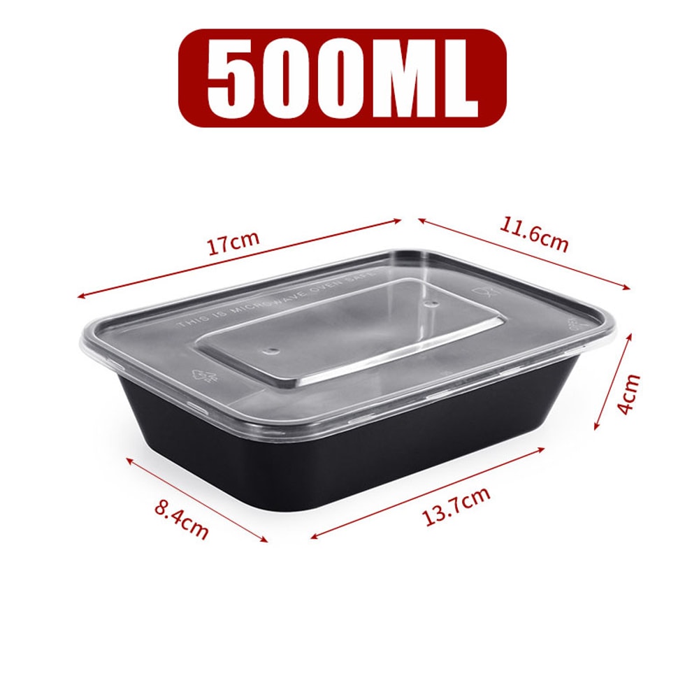 Leakproof Disposable Food Containers With Lids For Meal Prep And Bento Lunches 6