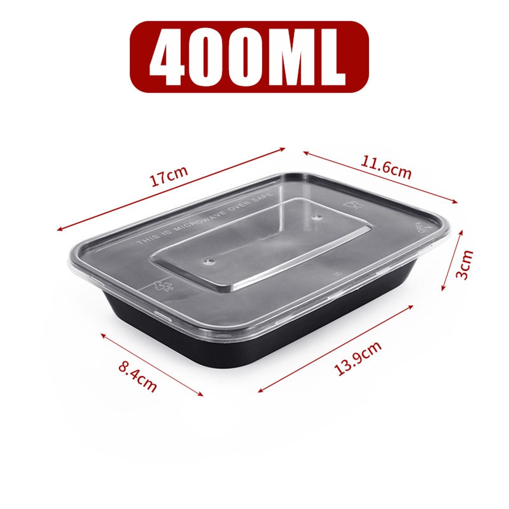 Leakproof Disposable Food Containers With Lids For Meal Prep And Bento Lunches 5