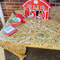 Straw Table Cover For Western Cowboy Farm Party Decorations 3