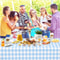 Premium Disposable Checkered Tablecloth Plastic Party Table Cover Picnic Decor 5
