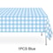 Premium Disposable Checkered Tablecloth Plastic Party Table Cover Picnic Decor 8
