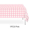 Premium Disposable Checkered Tablecloth Plastic Party Table Cover Picnic Decor 7