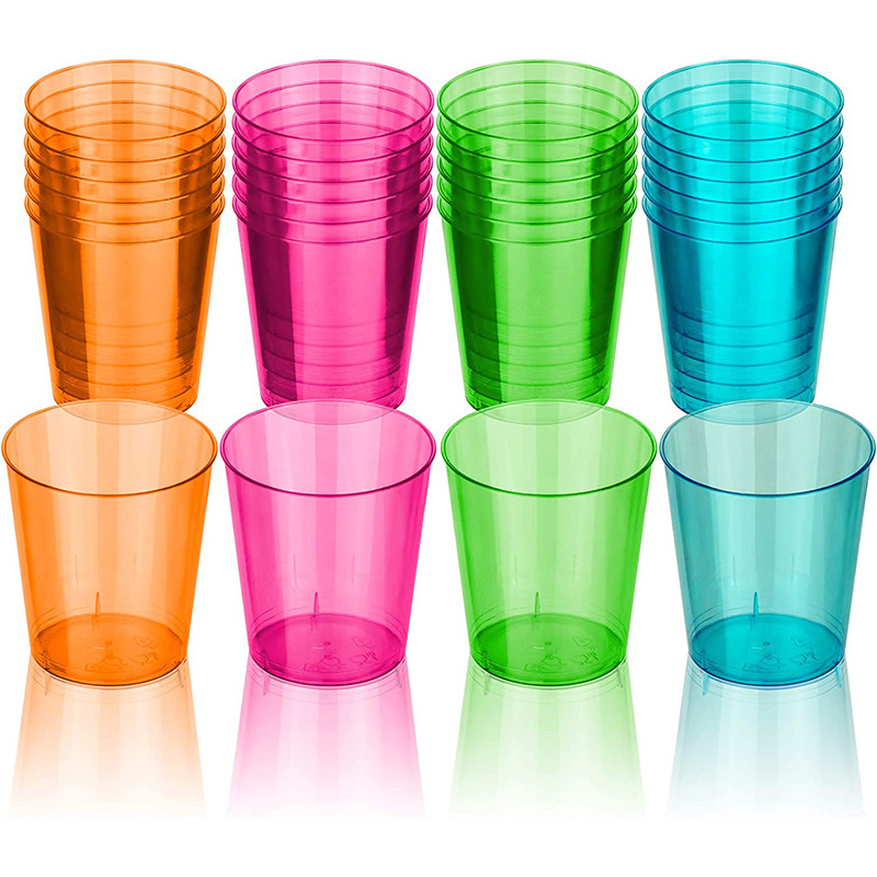 Plastic Shot Glasses Clear Disposable Party Cups For Jello Shots Event Party Supplies 0
