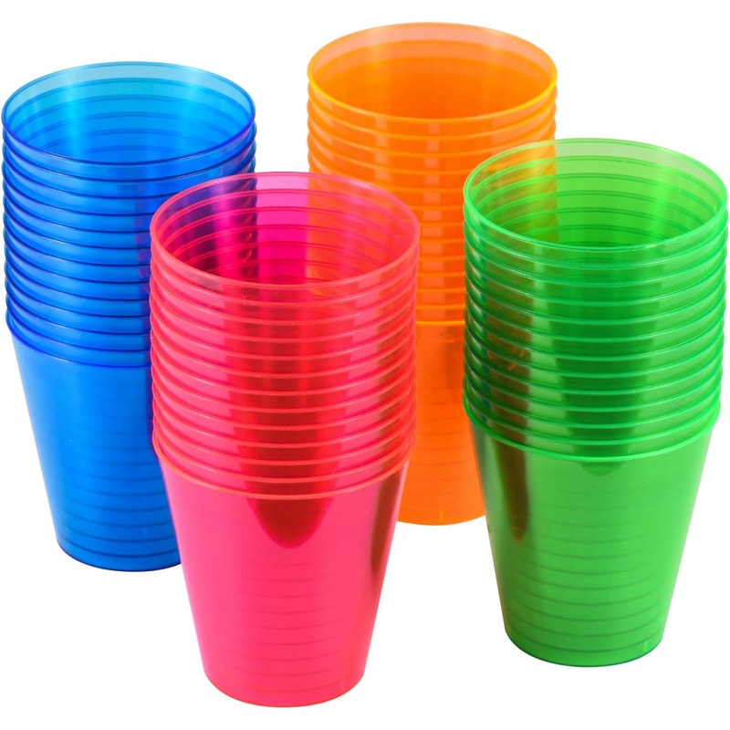 Plastic Shot Glasses Clear Disposable Party Cups For Jello Shots Event Party Supplies 4