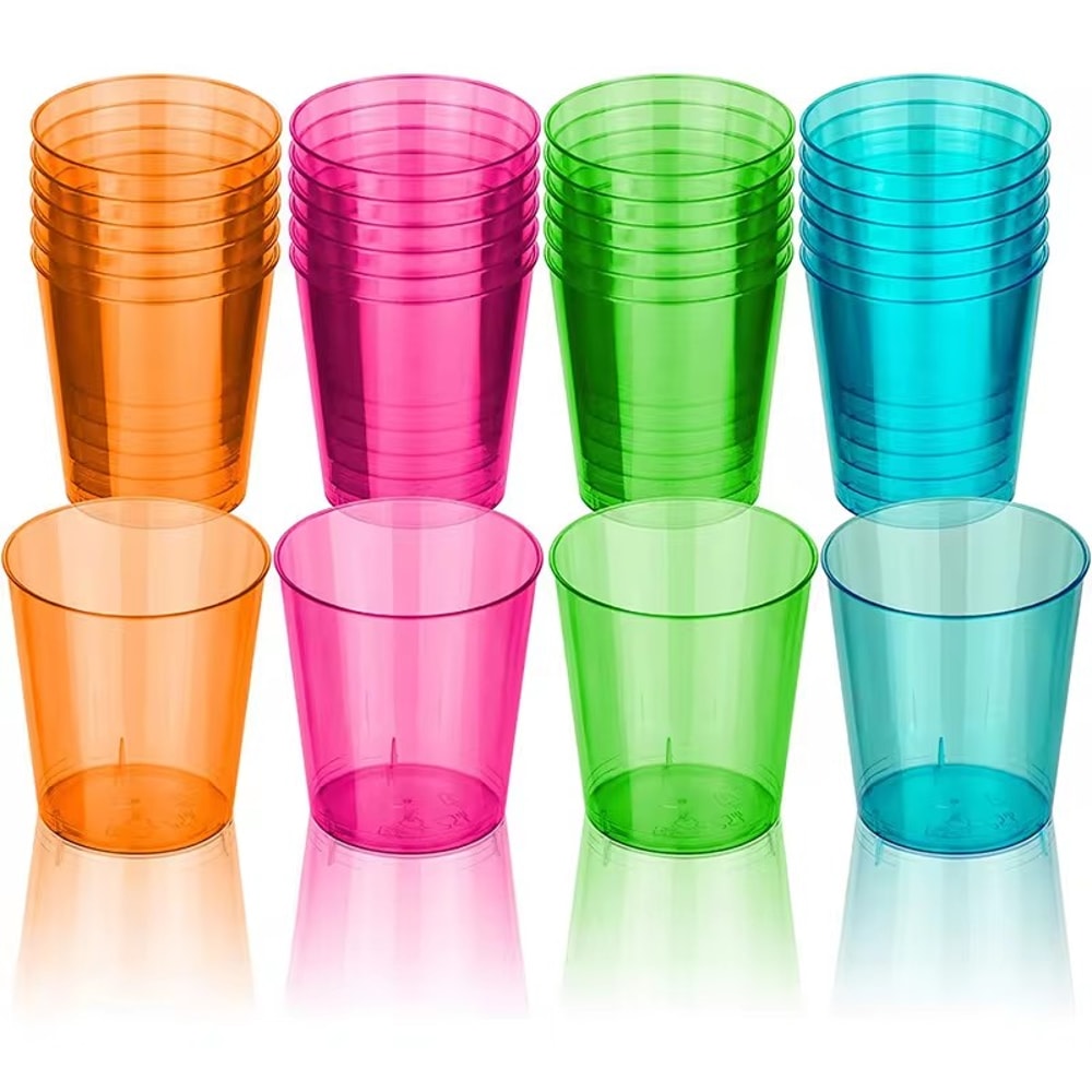 Plastic Shot Glasses Clear Disposable Party Cups For Jello Shots Event Party Supplies 5