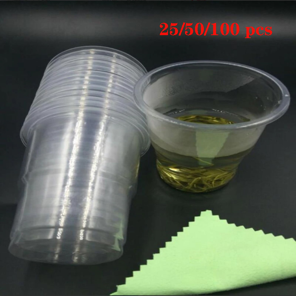 Clear Plastic Cups Durable Disposable Cups for Party, Picnic & Event Tableware