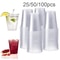 Clear Plastic Cups Durable Disposable Cups for Party, Picnic & Event Tableware