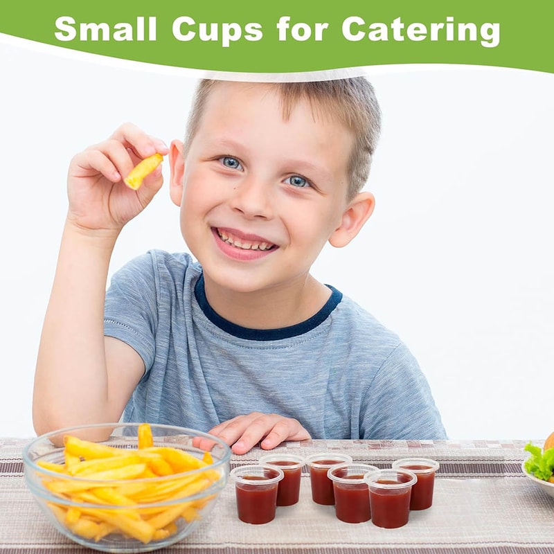 Clear Disposable Mini Shot Cups for Jello Shots, Tequila Tasting and Party Samples