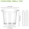 Clear Disposable Mini Shot Cups for Jello Shots, Tequila Tasting and Party Samples