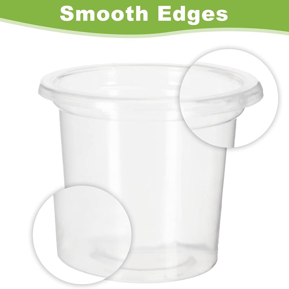 Clear Disposable Mini Shot Cups for Jello Shots, Tequila Tasting and Party Samples