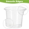 Clear Disposable Mini Shot Cups for Jello Shots, Tequila Tasting and Party Samples