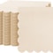 Premium Scalloped Paper Napkins Disposable Party Wedding Birthday Napkins 0