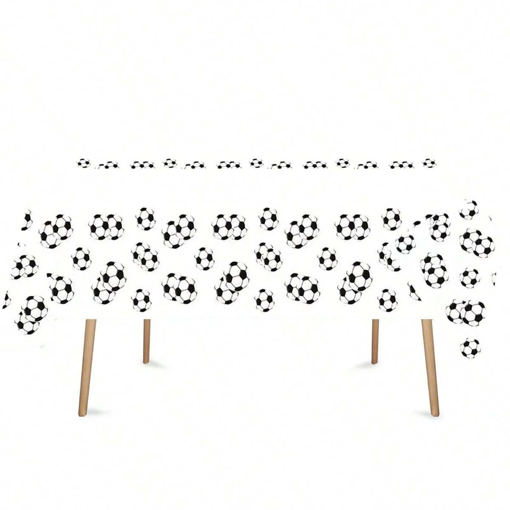 Soccer Tablecloth For Soccer Birthday Party Decor 2