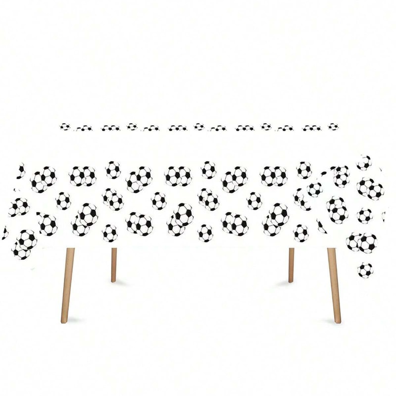 Soccer Tablecloth For Soccer Birthday Party Decor 4