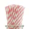 Premium Pink Striped Paper Straws for Parties & Weddings Party Paper Straws