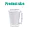 White Paper Cups Durable Disposable Paper Cups for Juice, Coffee & Drinks