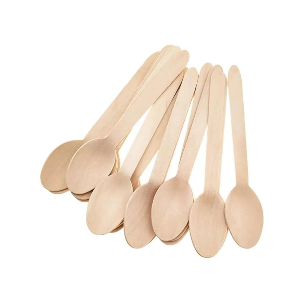 Premium Eco Party Wooden Spoons Reusable Wooden Spoons for Desserts & Events