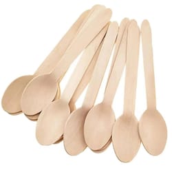 premium eco party wooden spoons reusable wooden spoons for desserts & events