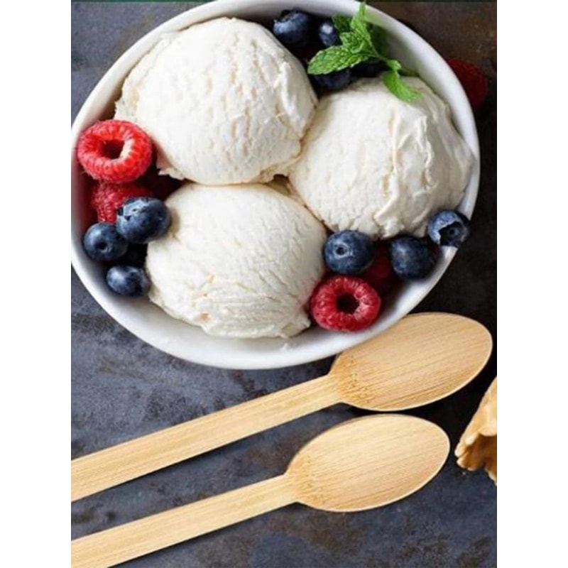Premium Eco Party Wooden Spoons Reusable Wooden Spoons for Desserts & Events