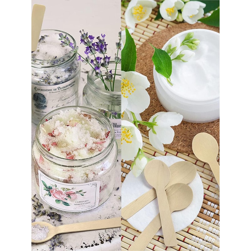 Premium Eco Party Wooden Spoons Reusable Wooden Spoons for Desserts & Events