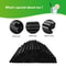 Black Disposable Straws for Coffee Bars Parties and Everyday Drinks