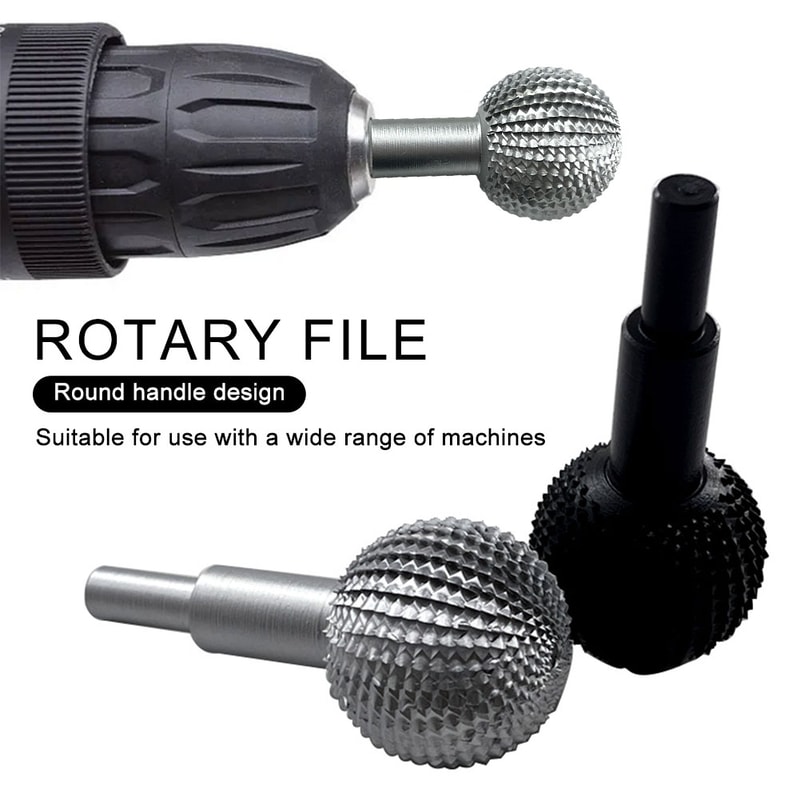 Carbide Ball Gouge Wood Carving Burr for Angle Grinder