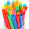 Colorful Disposable Milk Tea Party Drinking Straws 0