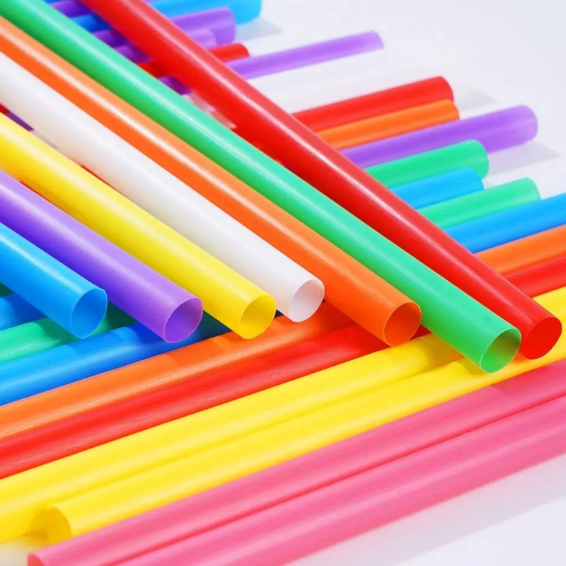 Colorful Disposable Milk Tea Party Drinking Straws 1