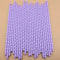 Purple Biodegradable Paper Straws For Birthdays Weddings And Party Drinks 0