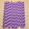 Purple Biodegradable Paper Straws For Birthdays Weddings And Party Drinks 9