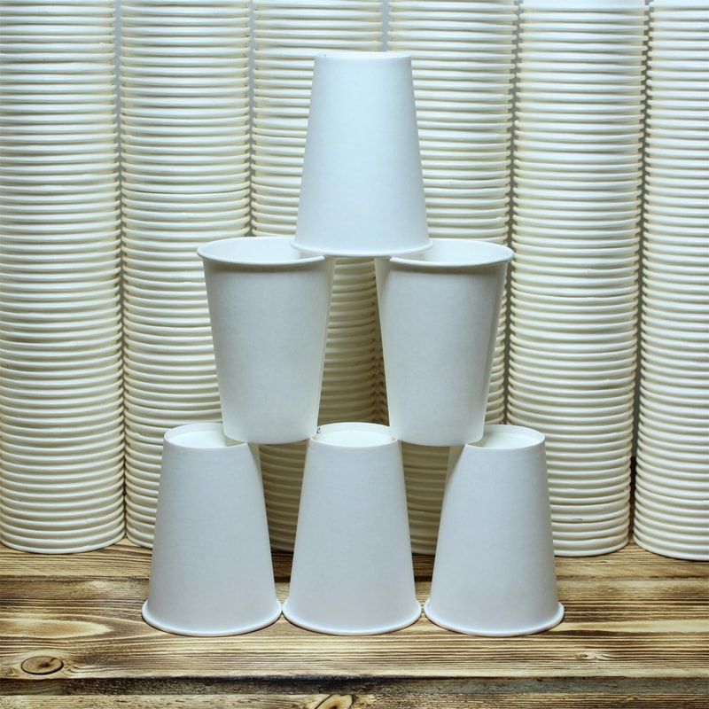 Durable Disposable Paper Cups for Hot and Cold Drinks