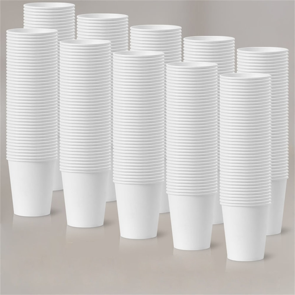 Durable Disposable Paper Cups for Hot and Cold Drinks