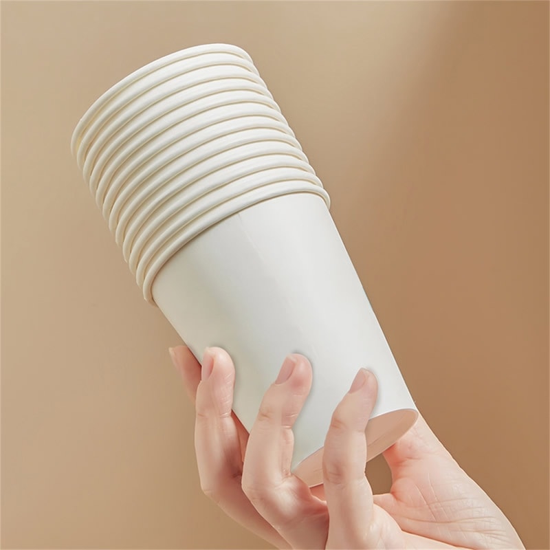 Durable Disposable Paper Cups for Hot and Cold Drinks