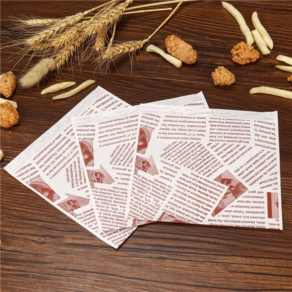 Triangular Greaseproof Kraft Food Bags for Burgers Donuts and Bakery Treats