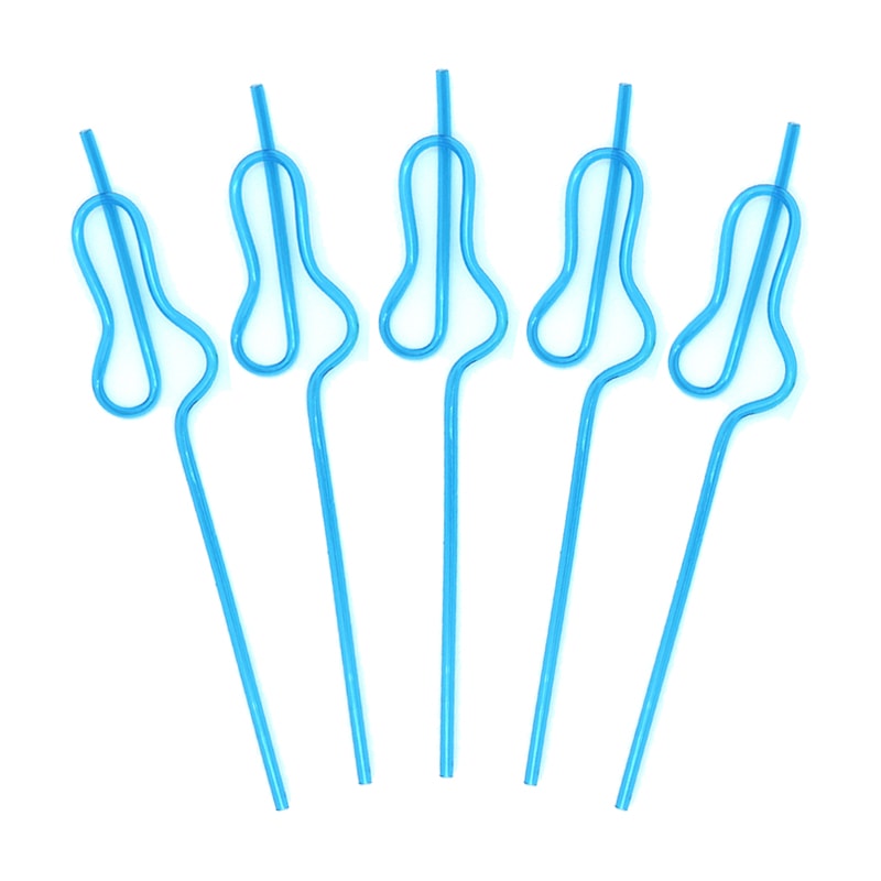 Bride To Be Gourd Shape Bachelorette Party Straws Set 9