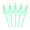 Bride To Be Gourd Shape Bachelorette Party Straws Set 10