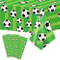 Soccer Theme Disposable Tablecloth for Birthday Parties and Game Day Decor