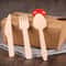 Eco Friendly Disposable Wooden Cutlery Set For Parties And Picnics 5
