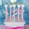 Pink Biodegradable Paper Straws for Parties, Weddings and Baby Showers
