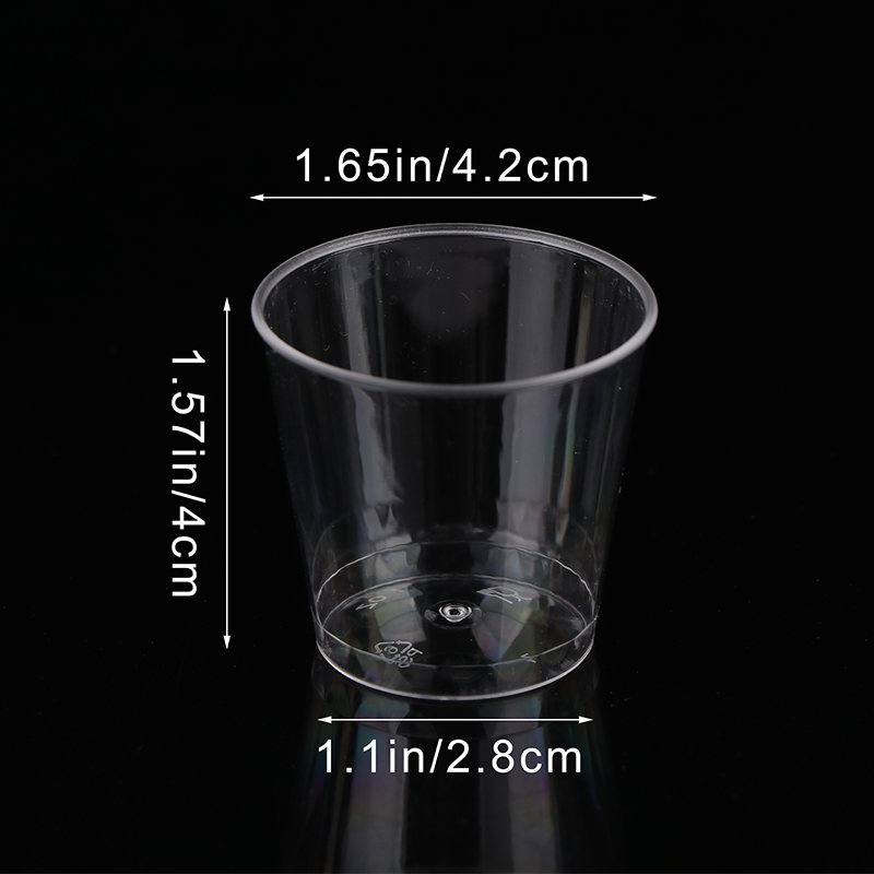 Disposable Dessert Cups Mini Clear Tasting Cups For Parties 5