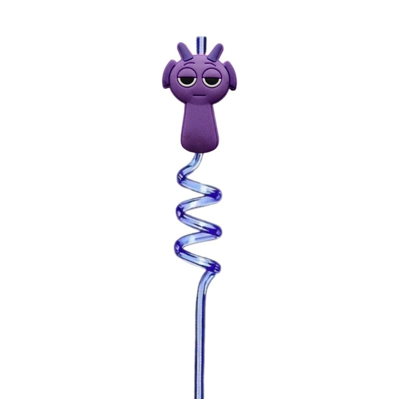 Fun Mixed Cartoon Party Drinking Straws for Kids Events & Themed Beverages