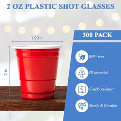 premium disposable shot glasses mini party cups & plastic shot cups