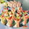 Premium Disposable Plastic Dessert Cups Clear Twist Triangle Dessert Cups