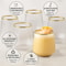 Plastic Ribbed Wine Glasses for Parties and Outdoor Entertaining