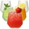 Plastic Ribbed Wine Glasses for Parties and Outdoor Entertaining