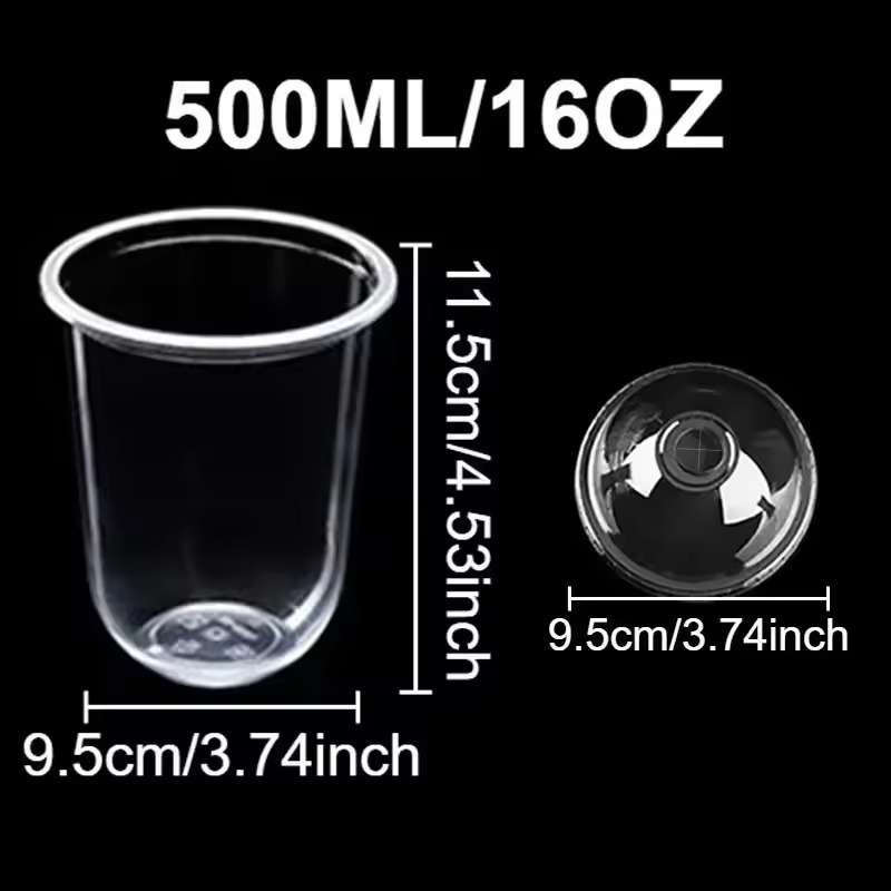 U Shaped Disposable Dessert Cups With Lids For Parfait Mousse And Fruit 8