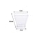 Dessert Cups Clear Trapezoid Mini Party Dessert Containers 4